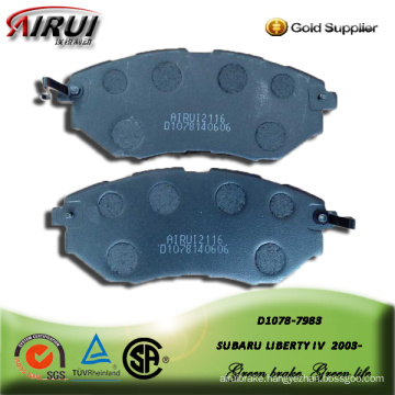 semi-metallic brake pad for SUBARU LIBERTY IV  2003-